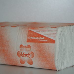 Toalla Interdoblada de papel para manos Marli Blanca