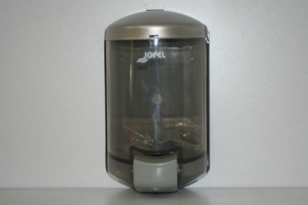 Dispensador despachador de uso rudo marca Jofel para Jabon liquido.